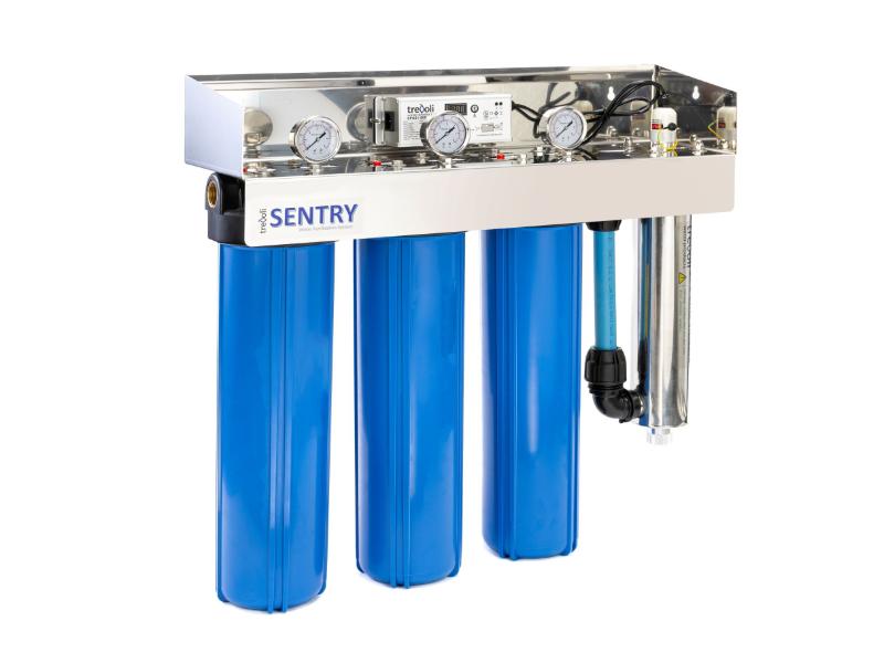 Trevoli Sentry 203 water filtration system Left Hand Entry Right Hand Entry